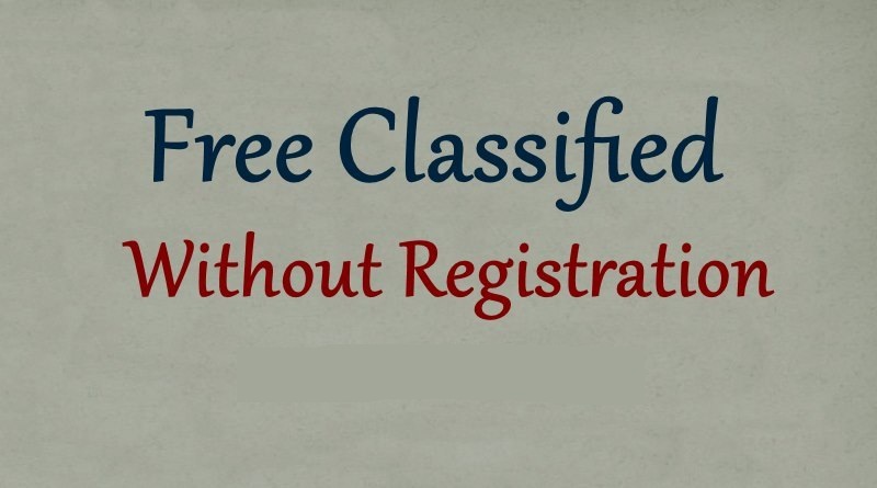 Classified Websites List Without Registration